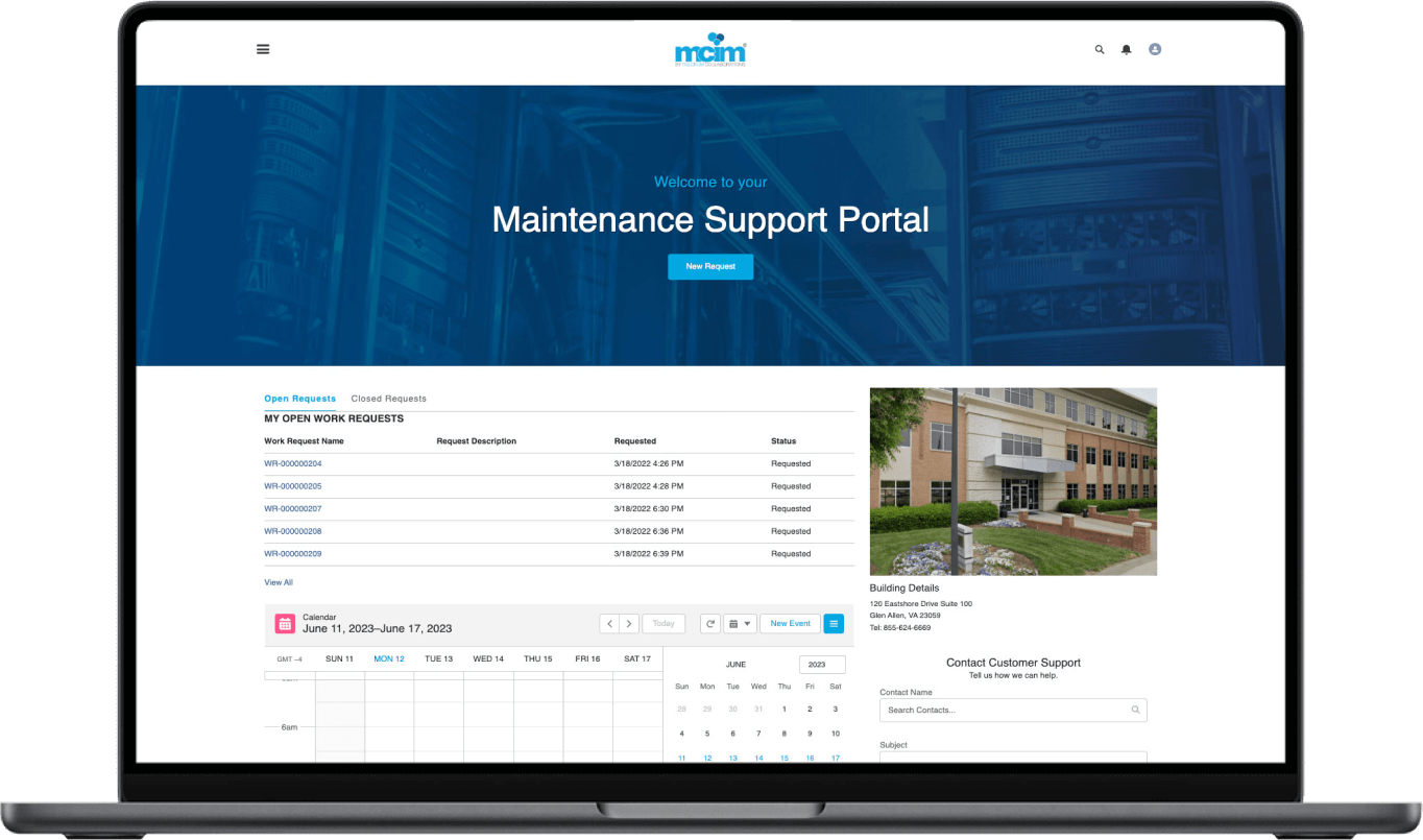 Maintenance Support Portal